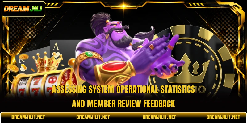 Assessing system operational statistics and member review feedback