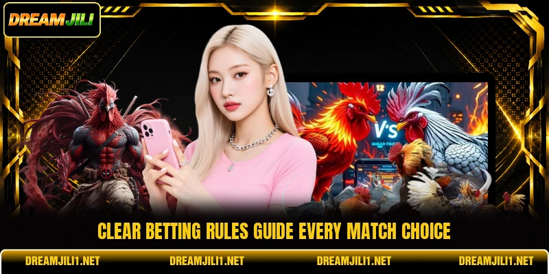 Clear betting rules guide every match choice Clear betting rules guide every match choice