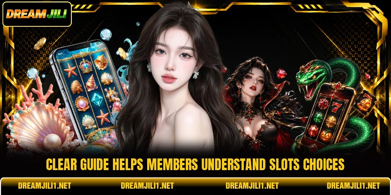 Clear guide helps members understand slots choices Clear guide helps members understand slots choices