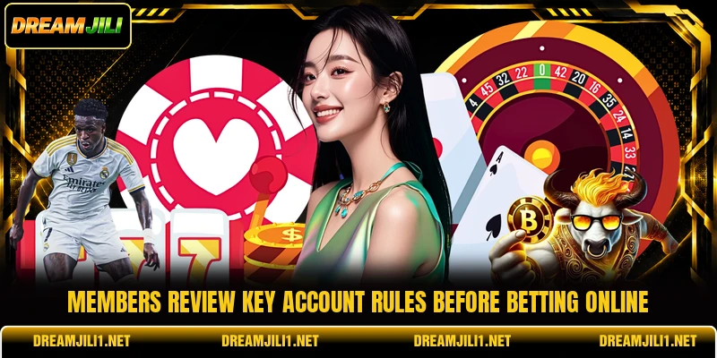 Members review key account rules before betting online Members review key account rules before betting online