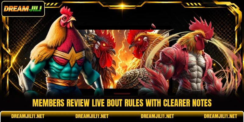 Members review live bout rules with clearer notes Members review live bout rules with clearer notes
