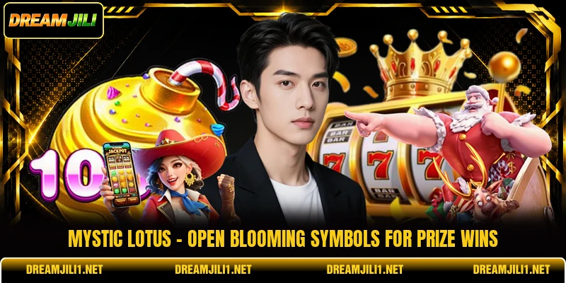 Mystic Lotus - Open Blooming Symbols For Prize Wins